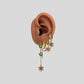 Set Oorringen met Enkele Diamant